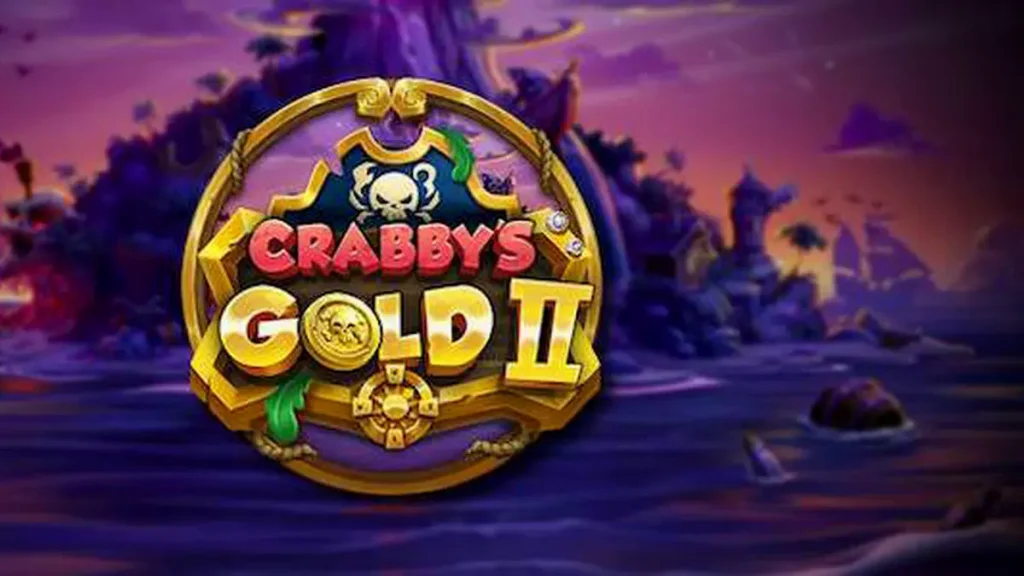 Cena temática de piratas e tesouros no slot Crabby’s Gold II