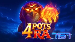 Interface do jogo de slot 4 Pots of Ra: Hold and Win com temática egípcia